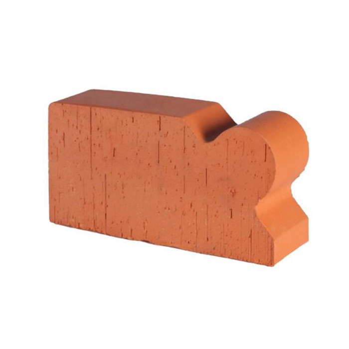 Печной кирпич радиусный полнотелый Lode Janka F20 гладкий, 250х120х65 мм