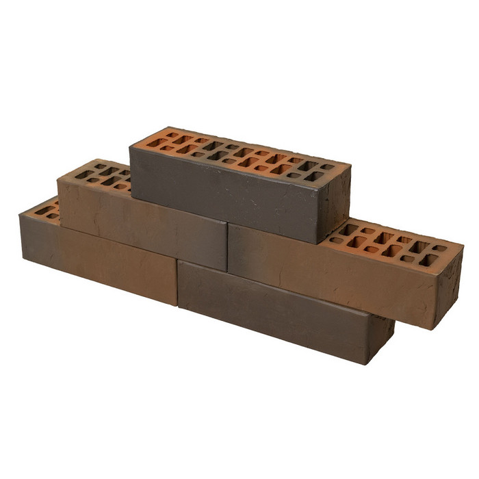 Кирпич BRAER облицовочный БРАЕР кладка терра, М150, 250х85х65 мм